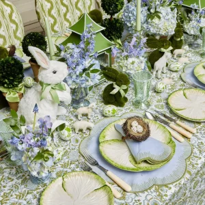 Sale Alathea Blue & Green Linen Napkins (Set Of 4) Napkins