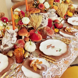 Store Alathea Caramel Linen Placemats (Set Of 4) Placemats