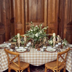 Best Sale Alathea Caramel Linen Placemats & Napkins (Set Of 4) Table Linen Sets