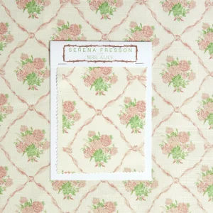 Discount Alice's Bouquet Fabric (Pink) Serena Fresson Fabrics