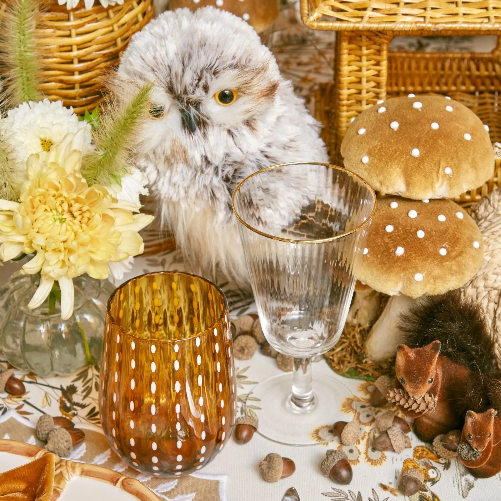 amber_speckle_water_glass_4.webp Hot Amber Speckle Water Glasses Glasses