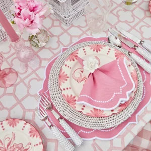 Store Amelie Pink Napkins (Set Of 4) Napkins
