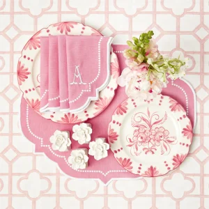 Hot Amelie Pink Placemats & Napkins (Set Of 4) Table Linen Sets