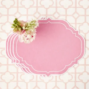 Cheap Amelie Pink Placemats (Set Of 4) Placemats