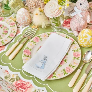 Shop Assorted White Linen Rabbit Napkins (Set Of 4) Napkins