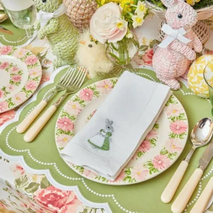 Shop Assorted White Linen Rabbit Napkins (Set Of 4) Napkins