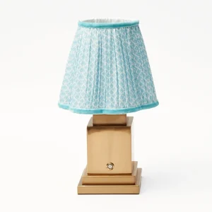 Shop Baby Blue Lotus Lampshade Lamps & Lighting