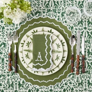 Online Beatrice Forest Green Napkins (Set Of 4) Napkins