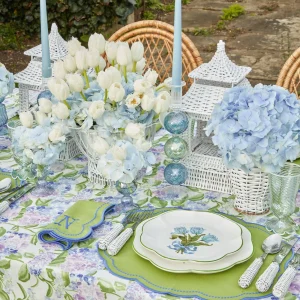 Best Sale Blue & Green Camille Candle Holder (Pair) Candle Holders