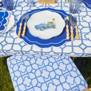 Clearance Blue Bamboo Seat Pad Cushion Cushions