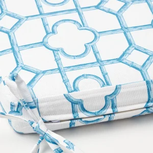 Clearance Blue Bamboo Seat Pad Cushion Cushions
