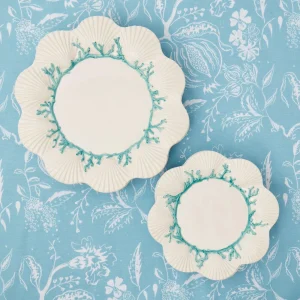 New Blue Coral Starter Plates (Set Of 4) Crockery Sets