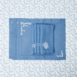 Best Sale Blue Coral Tablecloth Tablecloths