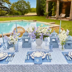 Best Sale Blue Coral Tablecloth Tablecloths
