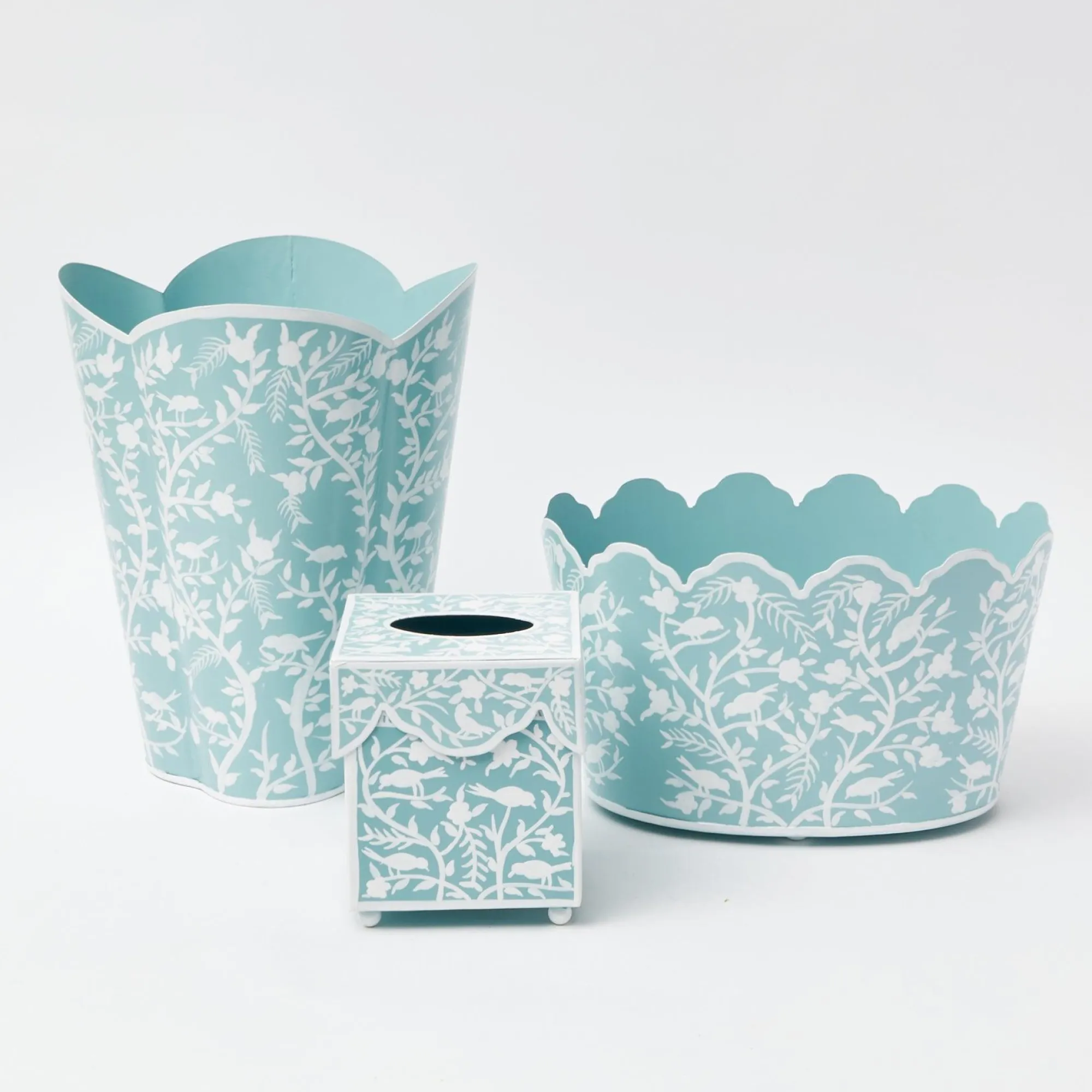 blue_floral_toleware_set_0-1.webp Best Blue Floral Toleware Set Vases