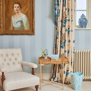 Cheap Blue Floral Toleware Set Tissue Boxes