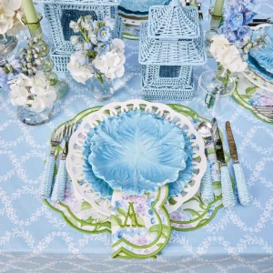 Outlet Blue Garland Tablecloth Tablecloths