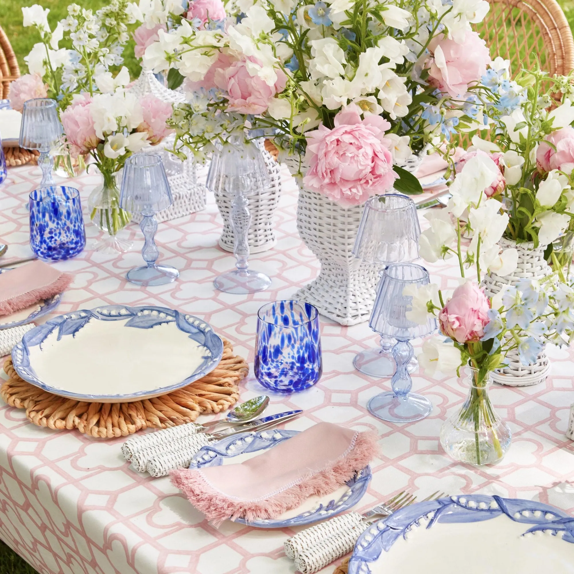 blue_glass_lantern_tea_li_10-3.webp Sale Blue Glass Lantern Tea Light Holder Set Candle Holders