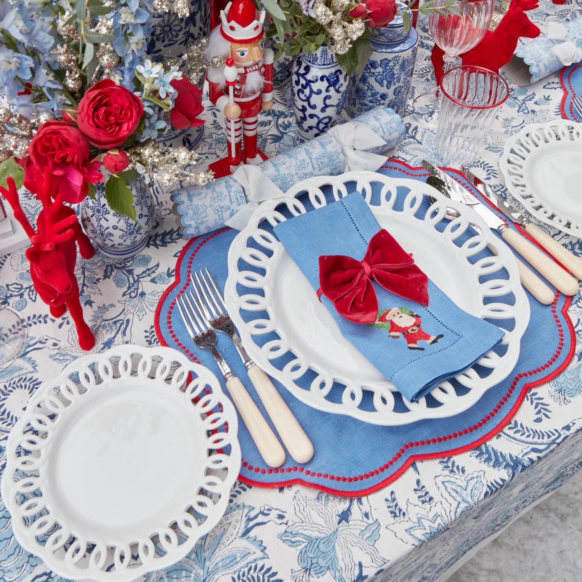 blue_hand_embroidered_fat_11.webp Cheap Blue Hand Embroidered Father Christmas Napkins (Set Of 4) Napkins