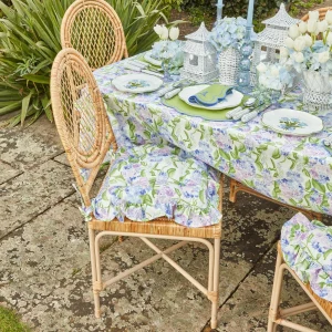 Sale Blue Hydrangea Seat Pad Cushion Cushions