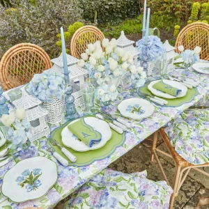 Sale Blue Hydrangea Seat Pad Cushion Cushions