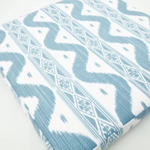 Store Blue Ikat Seat Pad Cushion Cushions