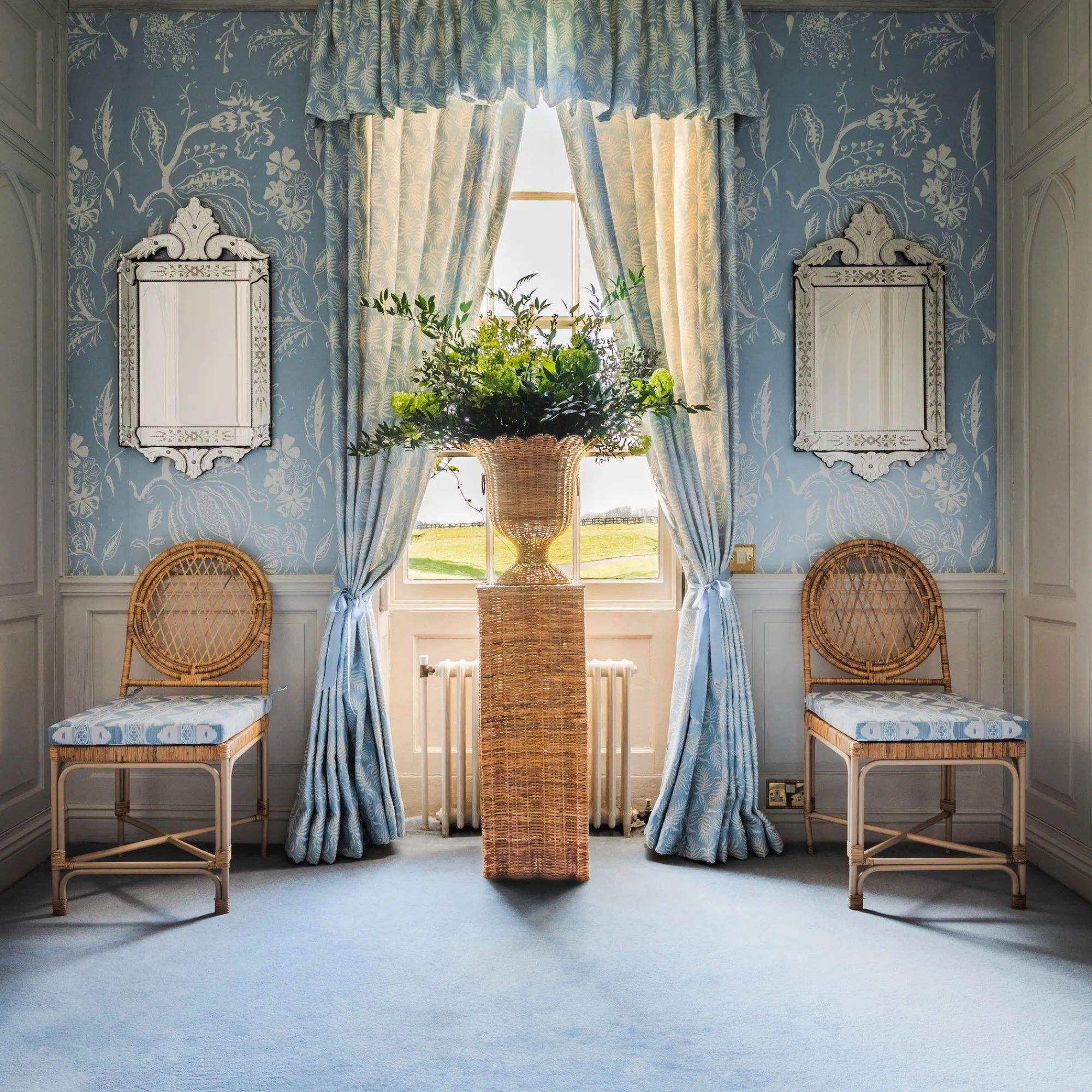 blue_ikat_seat_pad_cushio_7.webp Store Blue Ikat Seat Pad Cushion Cushions