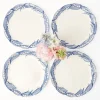 Fashion Blue Lily Of The Valley Dinner Plates (Set Of 4) Crockery Sets