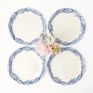 Cheap Blue Lily Of The Valley Dinner Plate Dinner Plates