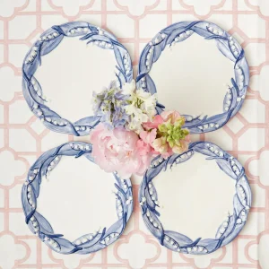 Best Sale Blue Lily Of The Valley Starter Plate Starter Plates