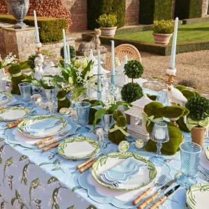 Online Blue Lily Of The Valley Tablecloth Tablecloths