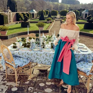 Online Blue Lily Of The Valley Tablecloth Tablecloths