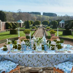 Online Blue Lily Of The Valley Tablecloth Tablecloths