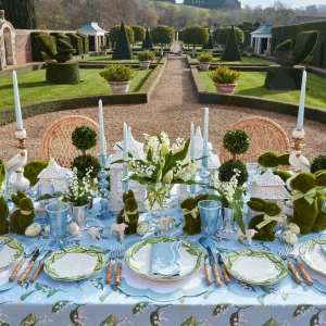 Online Blue Lily Of The Valley Tablecloth Tablecloths