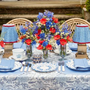 Flash Sale Blue Lotus Lampshade Lamps & Lighting