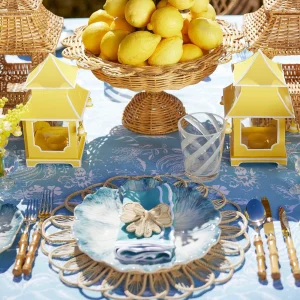 Clearance Blue Matilde Dinner & Starter Plates (Set Of 8) Crockery Sets