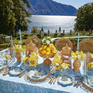 Clearance Blue Matilde Dinner & Starter Plates (Set Of 8) Crockery Sets