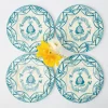 Online Blue Melograno Dinner & Starter Plates (Set Of 8) Dinner Plates