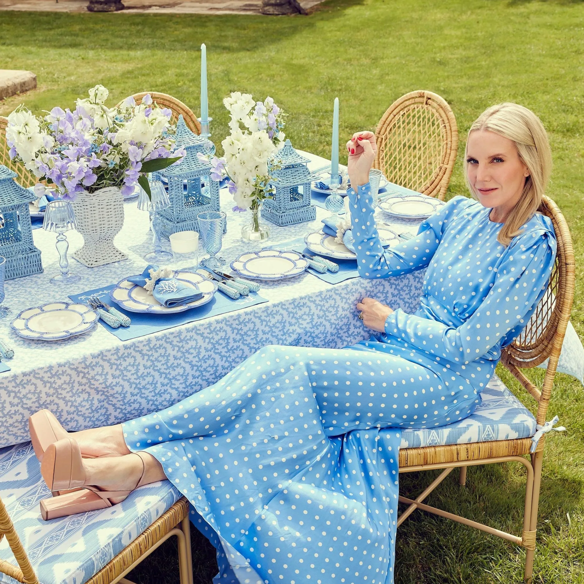 blue_petal_bamboo_dinner__3-6.webp Online Blue Petal Bamboo Dinner & Starter Plates (Set Of 8) Dinner Plates