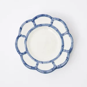 Online Blue Petal Bamboo Dinner & Starter Plates (Set Of 8) Dinner Plates
