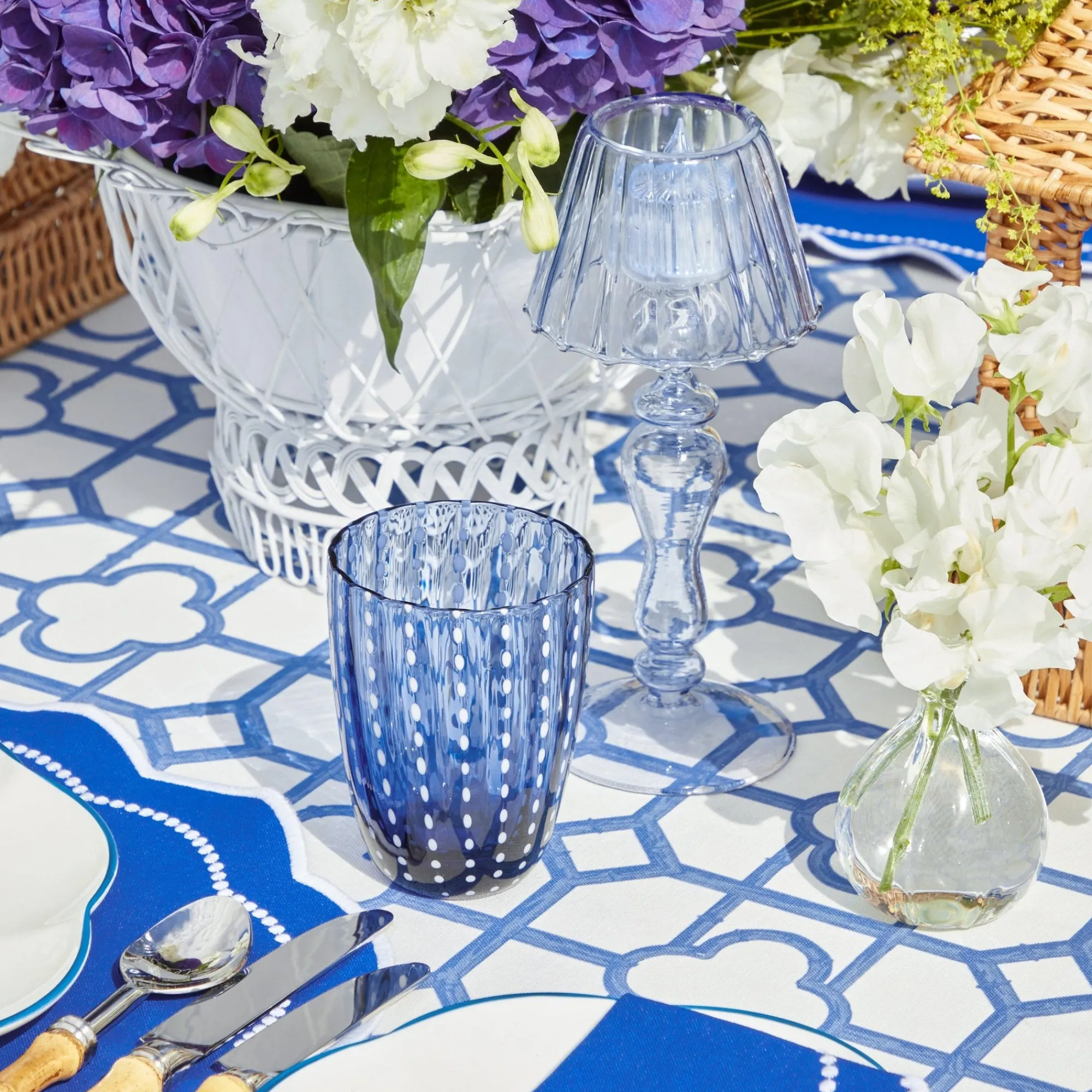 blue_speckle_water_glasse_2.webp Sale Blue Speckle Water Glasses (Set Of 6) Glasses