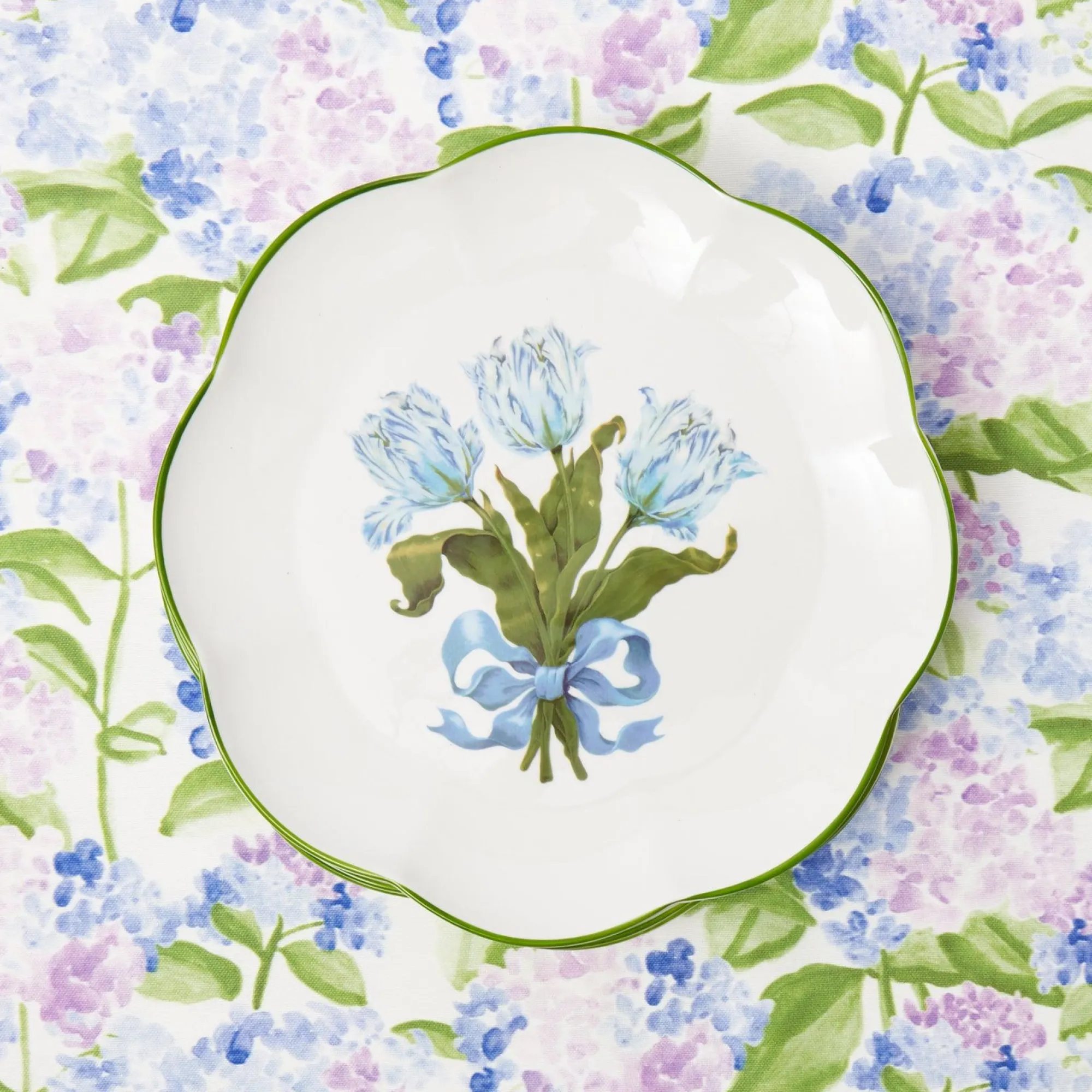 blue_tulip_dinner__starte_5.webp Hot Blue Tulip Dinner & Starter Plates (Set Of 8) Crockery Sets