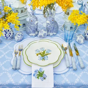 Sale Blue Tulip Dinner & Starter Plates (Set Of 8) Dinner Plates
