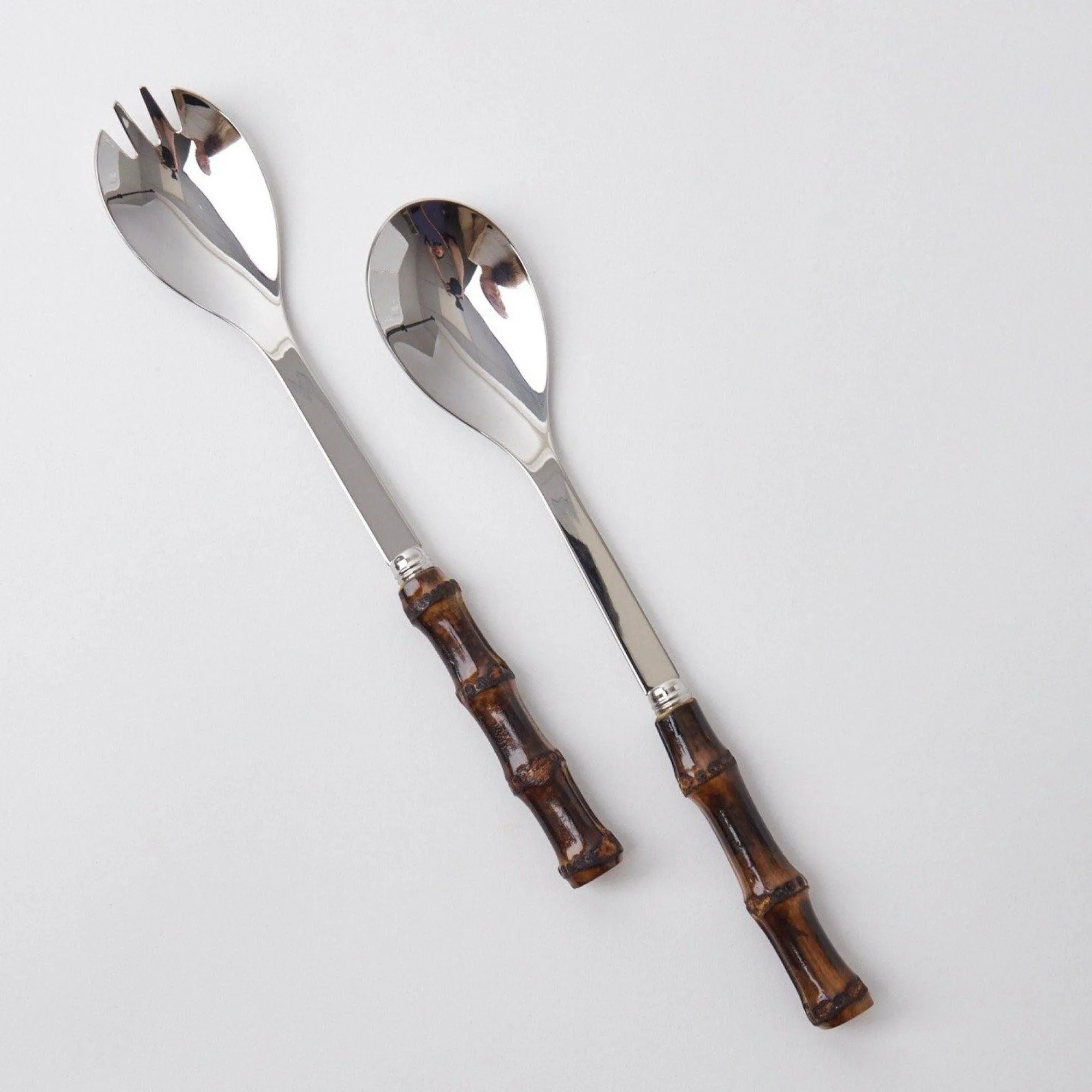 burnt_bamboo_salad_server_2.webp Cheap Burnt Bamboo Salad Servers Cutlery Sets