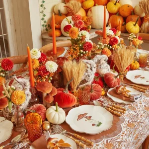 Clearance Burnt Orange Candles (Set Of 8) Candles