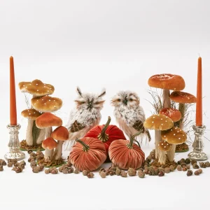 Clearance Burnt Orange Candles (Set Of 8) Candles