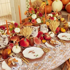 Clearance Burnt Orange Candles (Set Of 8) Candles