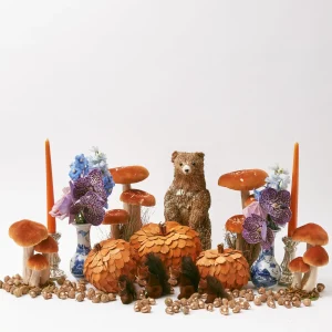 Clearance Burnt Orange Candles (Set Of 8) Candles