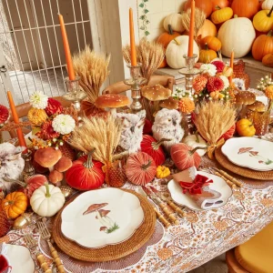 Shop Burnt Orange Napkin Bows (Set Of 4) Napkin Rings, Bows & Wreaths