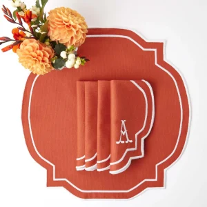 Discount Burnt Orange Placemats (Set Of 4) Placemats